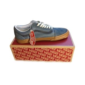Vans Vintage Stormy Weather (Blue Suede) Gum Sole, 10M/11W